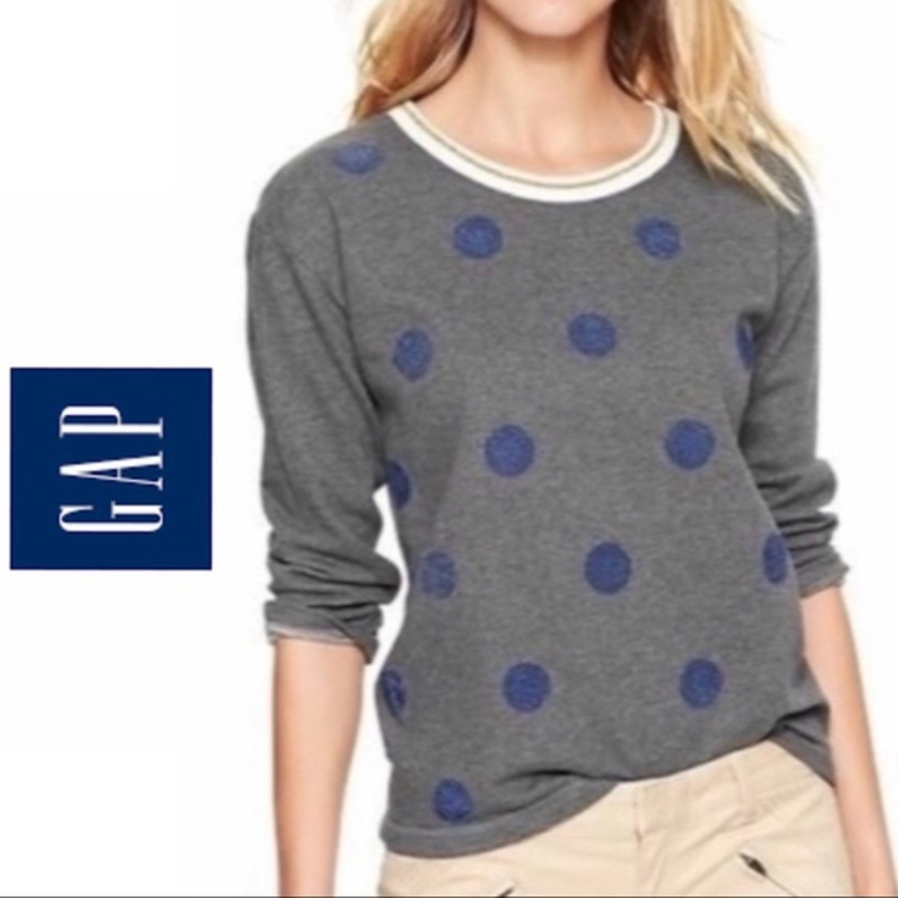 Gap beaded pullover sweatshirt